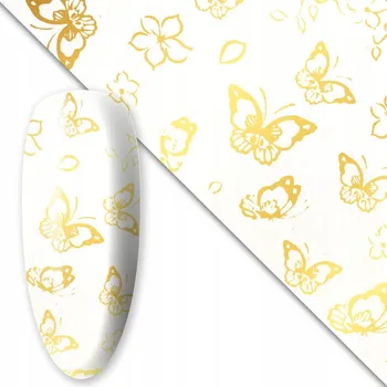 Fólie na nehty transferová 100 cm - Zlatá Č. 5