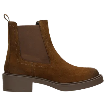 Dámské polobotky Hnědé Dámské Kotníkové Boty Bez Šněrování Wojas 5533062 40