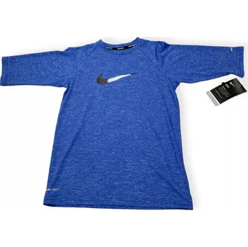 Chlapecká mikina Nike dětská mikina s dlouhým rukávem polyester modrá, velikost 140