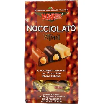 Čokoláda Novi čokoláda nocciolato minis 130g