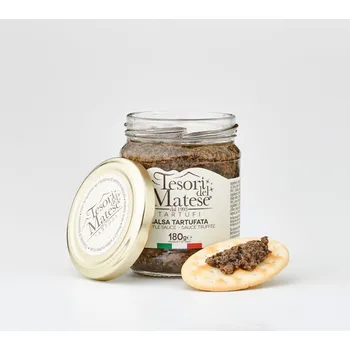 Omáčka Tesori del matese - omáčka z černých lanýžů 180 g