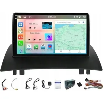 Autorádio AUTORÁDIO S NAVIGACÍ CARPLAY RENAULT MEGANE 2002-09 WIFI ANDROID 4GB 64GB