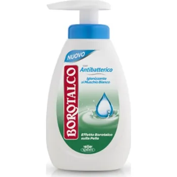 Mýdlo Borotalco Muschio Bianco antibakteriální tekuté mýdlo 250 ml