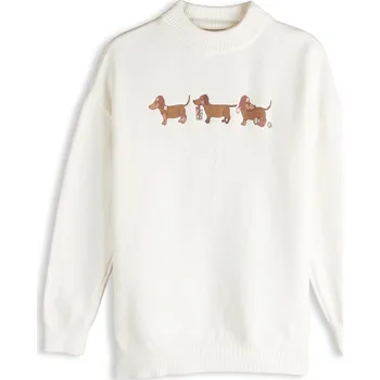 Dámský svetr GATE Vánoční svetr 32/34 625-0980/111 Béžová 32/34