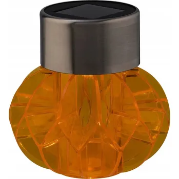 Dekorativní svítidlo SOLÁRNÍ LAMPA ŽLUTÁ ŽÁROVKA 2v1 DEKORATIVNÍ ZÁVĚSNÁ ZAPICHOVACÍ SVĚTLO