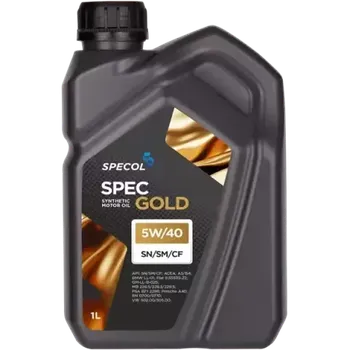 Motorový olej SPECOL SPEC GOLD SYNTHETIC SN/SM/CF 5W/40 1L