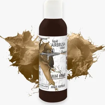 Potravinářské barvivo Food Colours airbrush barva tekutá Cocoa Brown (135 ml)
