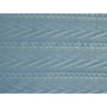 pletenina v bledě modré barvě 3332 s plastickým vzorem