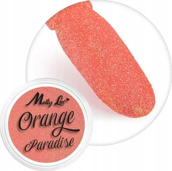 Molly Lac Prášek na nehty Orange Paradise Č. 7