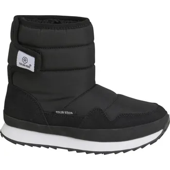 Dětská sportovní obuv Dětské vysoké zimní boty COLOR KIDS-Boots W. 1 velcro, black Černá 33