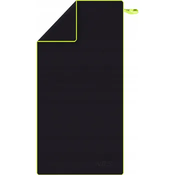 Ručník Sportovní ručník z mikrovlákna černý rychleschnoucí 140x70 cm Nils NCR11