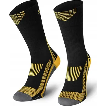 Pánské ponožky Ponožky trekové ponožky TACTICAL černo-žluté, velikost 44-46