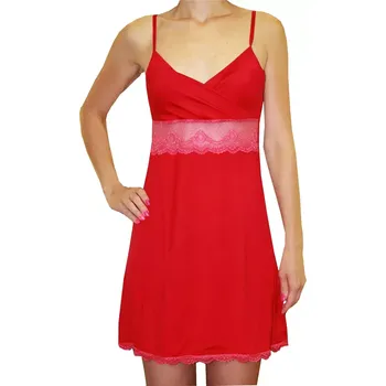 Dámská noční košile Košilka Follia Intimo Cheri - cherry velikost M