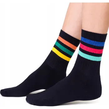 Pánské ponožky Sesto Senso Ponožky Sportovní ponožky černé velikost 41-43