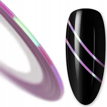 Páska/nitka na zdobení nehtů, samolepka #14