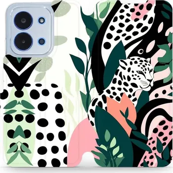 Pouzdro na mobilní telefon Flipové pouzdro Mobiwear - Xiaomi Poco C85 - VP53S Levhart (Knížkové flip pouzdro, obal, kryt na mobil Xiaomi Poco C85 - VP53S Levhart, materiál Umělá kůže + TPU - ochrana 360°, stojánek, silikonová vanička, magnetické zavírání)