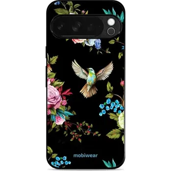 Lesklý kryt Mobiwear Glossy - Google Pixel 10 Pro XL - G041G - Ptáček a květy (Prémiové lesklé pouzdro, obal, kryt Mobiwear Glossy na mobil Google Pixel 10 Pro XL - G041G - Ptáček a květy, materiál Plast + TPU silikon - krytí po všech stranách,)