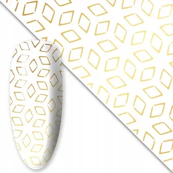 Fólie fólie na nehty 100 cm - zlatá Č. 8