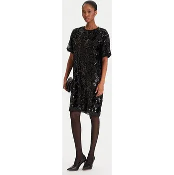 Dámské oblečení DKNY Koktejlové šaty DD54AN74 Černá Regular Fit 6