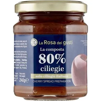 La rosa dei gusti 80% třešňová marmeláda 240g
