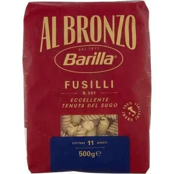 Příloha Barilla sušené bezvaječné těstoviny fusilli al bronzo 500g