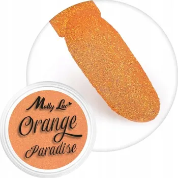 Molly Lac Prášek na nehty Orange Paradise Č. 2