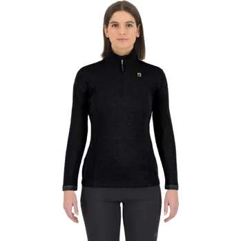 Dámská mikina Karpos Pizzocco W Half Zip Velikost: L / Barva: černá/bílá