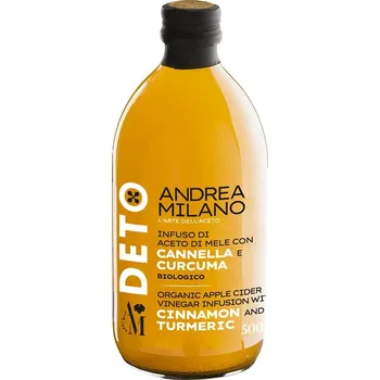 Ocet Andrea milano deto infuze jablečného octa se zázvorem sklo 500ml