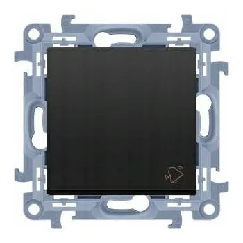 vypínač Kontakt-Simon 10 zvonkový spínač černý