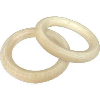 Uchycení záclony a závěsu Pro Háčkování Dřevěný kroužek Ø 50 mm