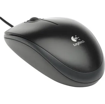 Myš Logitech myš B100, optická, 3 tlačítka, černá,800dpi 910-003357
