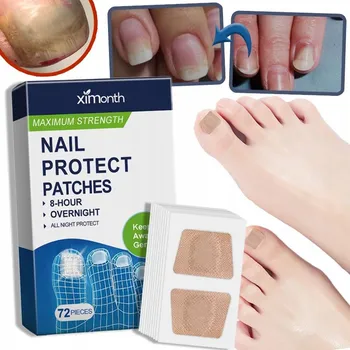 Náplasti Samolepky proti plísni nehtů, na plíseň, pro péči o nehty, 72 ks
