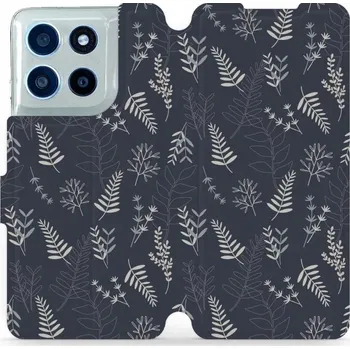 Pouzdro na mobilní telefon Flipové pouzdro Mobiwear - Motorola Moto G56 5G - VP15S Kapradiny (Knížkové flip pouzdro, obal, kryt na mobil Motorola Moto G56 5G - VP15S Kapradiny, materiál Umělá kůže + TPU - ochrana 360°, stojánek, silikonová vanička, magnetické zavírání)