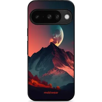 Pouzdro na mobilní telefon Lesklý kryt Mobiwear Glossy - Google Pixel 10 - G007G Hora s měsícem (Prémiové lesklé pouzdro, obal, kryt Mobiwear Glossy na mobil Google Pixel 10 - G007G Hora s měsícem, materiál Plast + TPU silikon - krytí po všech stranách, neošoupatelný potisk, tenké)