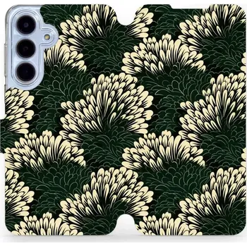 Pouzdro na mobilní telefon Flipové pouzdro Mobiwear - Samsung Galaxy S25 FE - VA45S Travina (Knížkové flip pouzdro, obal, kryt na mobil Samsung Galaxy S25 FE - VA45S Travina, materiál Umělá kůže + TPU - ochrana 360°, stojánek, silikonová vanička, magnetické zavírání)