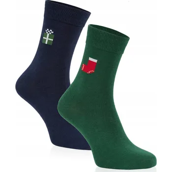 Pánské ponožky Betlewski Ponožky BSM-XMAS vícebarevné, velikost 43-46