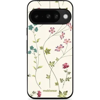Pouzdro na mobilní telefon Lesklý kryt Mobiwear Glossy - Google Pixel 10 - G035G - Tenké rostlinky s květy (Prémiové lesklé pouzdro, obal, kryt Mobiwear Glossy na mobil Google Pixel 10 - G035G - Tenké rostlinky s květy, materiál Plast + TPU silikon - krytí po všech stranách,)