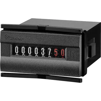 Kübler Automation 129396 3.245.201.075 Počítadlo provozních hodin Kübler H37.5/časový čítač s DIN rozměry 48x24, 187-264V/AC / 50 Hz