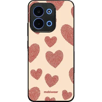 Pouzdro na mobilní telefon Lesklý kryt Mobiwear Glossy - Xiaomi Poco C85 - GP93G Otisk srdce (Prémiové lesklé pouzdro, obal, kryt Mobiwear Glossy na mobil Xiaomi Poco C85 - GP93G Otisk srdce, materiál Plast + TPU silikon - krytí po všech stranách, neošoupatelný potisk, tenké)