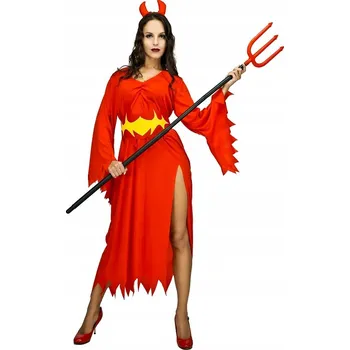 Kostým Smyslná Ďáblice pro dospělé, vel univerzální, Halloween