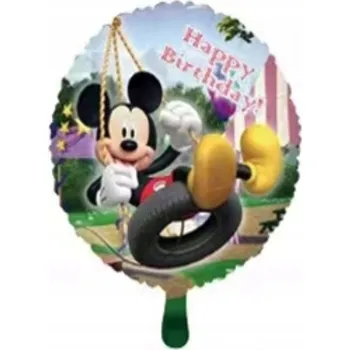 Balónek FÓLIOVÝ BALÓNEK myšák Mickey NAROZENINY 45 cm