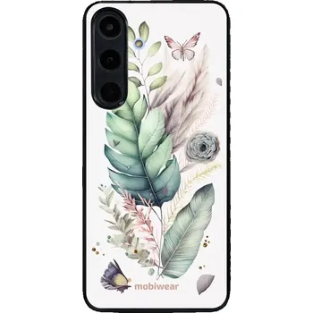 Pouzdro na mobilní telefon Lesklý kryt Mobiwear Glossy - Samsung Galaxy S25 FE - G018G Jemné kvítí (Prémiové lesklé pouzdro, obal, kryt Mobiwear Glossy na mobil Samsung Galaxy S25 FE - G018G Jemné kvítí, materiál Plast + TPU silikon - krytí po všech stranách, neošoupatelný potisk,)