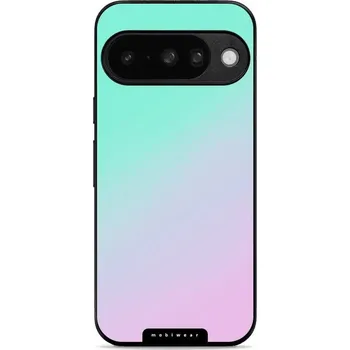 Pouzdro na mobilní telefon Lesklý kryt Mobiwear Glossy - Google Pixel 10 - G063G Mátový a fialový odstín (Prémiové lesklé pouzdro, obal, kryt Mobiwear Glossy na mobil Google Pixel 10 - G063G Mátový a fialový odstín, materiál Plast + TPU silikon - krytí po všech stranách,)