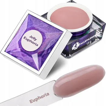 Lak na nehty Bázový a stavební Gel Allepaznokcie 15ml béžový a hnědý