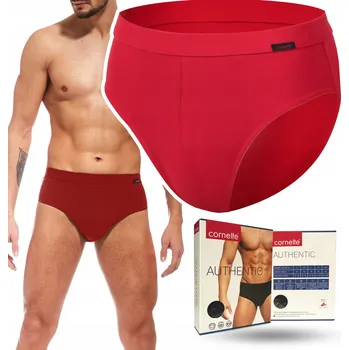 Slipy Pánské slipy CORNETTE AUTHENTIC, červené, L