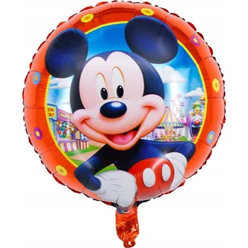 Balónek Fóliový balónek myšák Mickey Narozeniny s heliem 45 cm