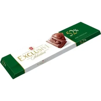 Čokoláda Exclusive Selection Hořká čokoláda 52%, 50 g, Taitau