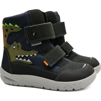 Chlapecká obuv Zimní blikací boty RICOSTA UKI 6601003 490 Barefoot Sympatex Velikost: 31