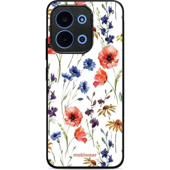 Pouzdro na mobilní telefon Lesklý kryt Mobiwear Glossy - Xiaomi Poco C85 - G032G - Luční kvítí (Prémiové lesklé pouzdro, obal, kryt Mobiwear Glossy na mobil Xiaomi Poco C85 - G032G - Luční kvítí, materiál Plast + TPU silikon - krytí po všech stranách, neošoupatelný potisk, tenké)