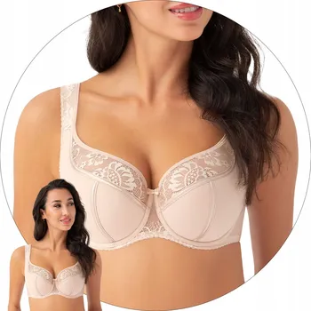 Dámské spodní prádlo Gorsenia podprsenka polovyztužená béžová velikost 85G